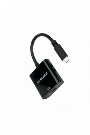 USB-C – HDMI adapteris NANOCABLE 10.16.4102-BK Juoda 4K Ultra HD (1 vnt.)