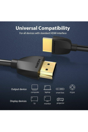 HDMI kabelis Vention AAIBF 1 m Juoda