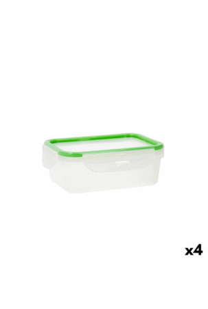 Padažinė Quid Greenery 1 L Skaidrus Plastmasinis 13 x 18 x 6,8 cm - 1 L (4 vnt.) (Pack 4x)