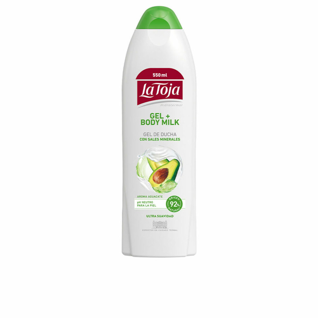 Dušo želė La Toja Gel + Body Milk Avokadas (550 ml)