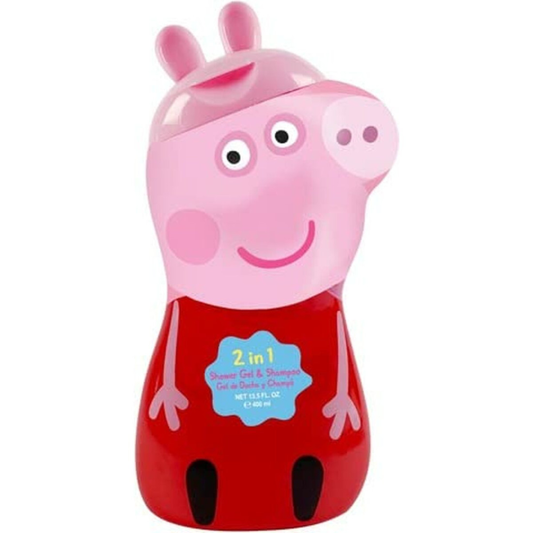 2-in-1 Gelis ir šampūnas Cartoon Peppa Pig (400 ml)