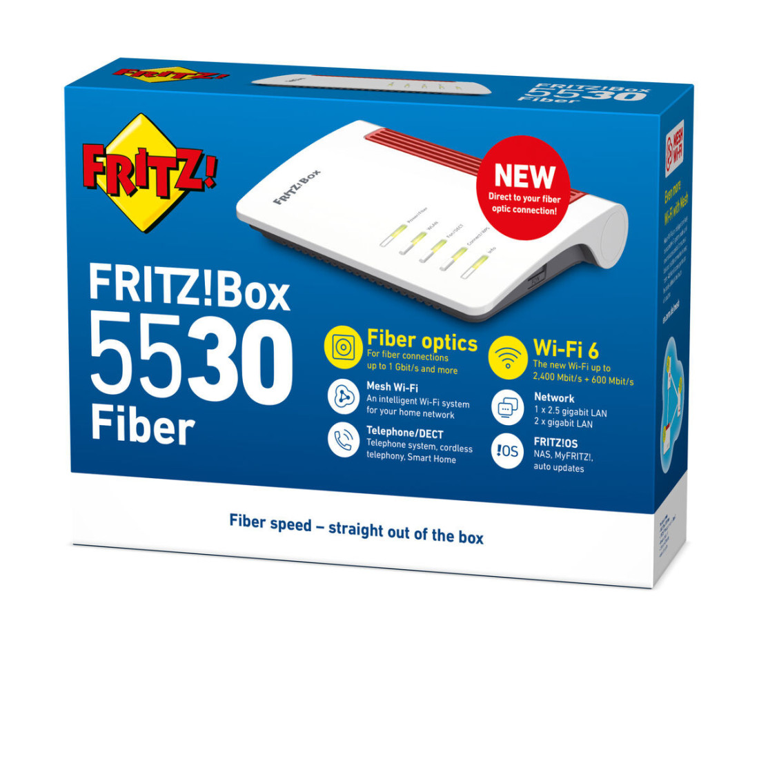 Prieigos taškas Fritz! FRITZ BOX 5530 FIBER WRLS Balta