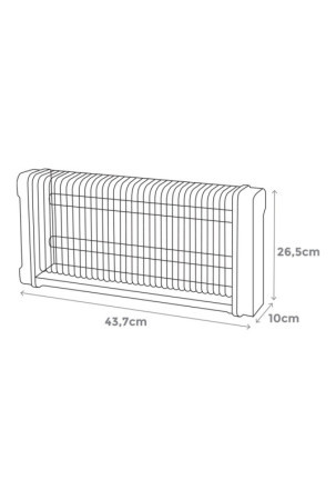 Elektrinis vabzdžių žudikas EDM Juoda 2 x 10 W 43,7 x 10 x 26,5 cm