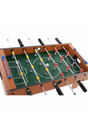 Stalo futbolas DKD Home Decor Kojos 69 x 37 x 24 cm Natūralus Metalinis Medžio polipropileno