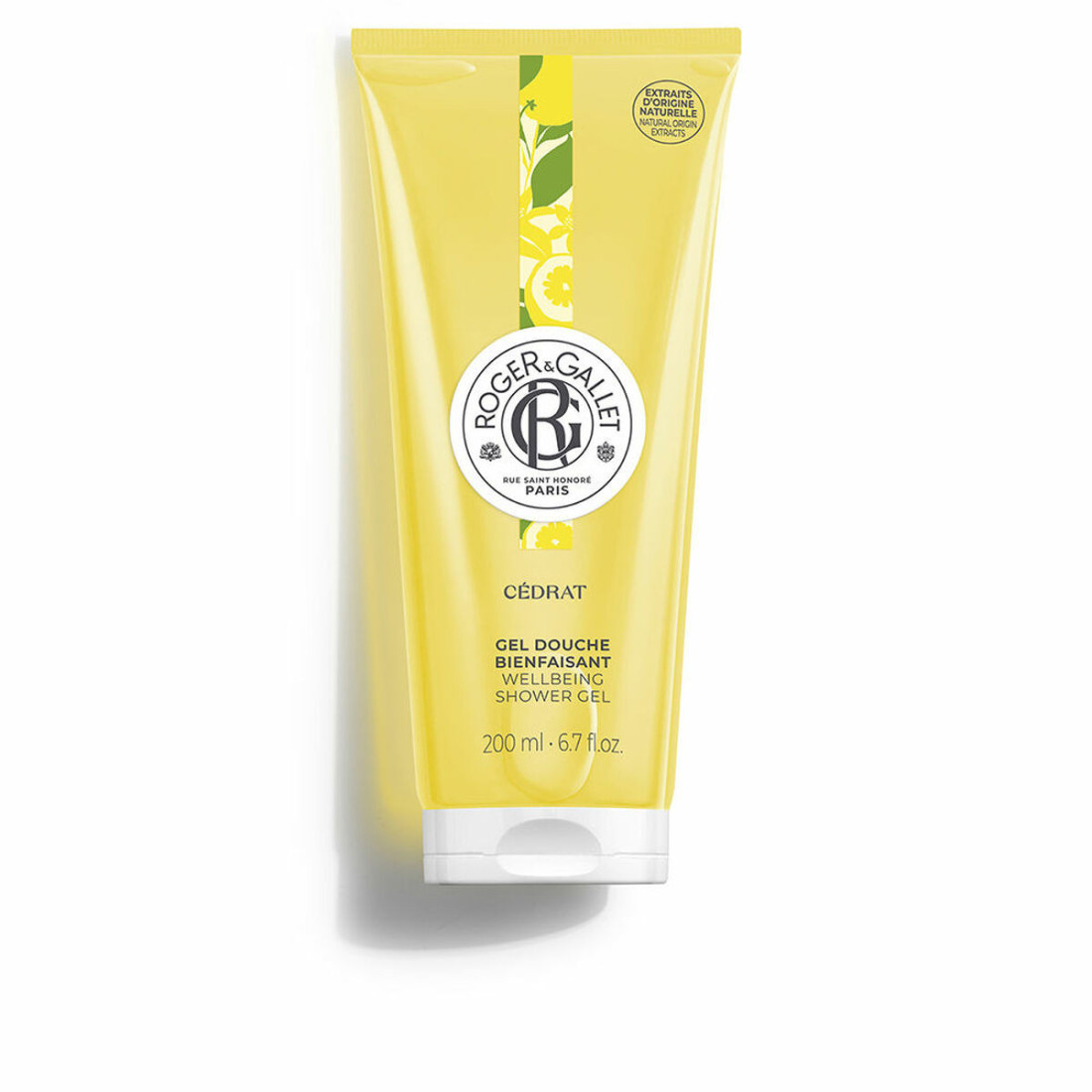 Vonios gelis Roger & Gallet Cédrat Energizuojantis Sidras 200 ml