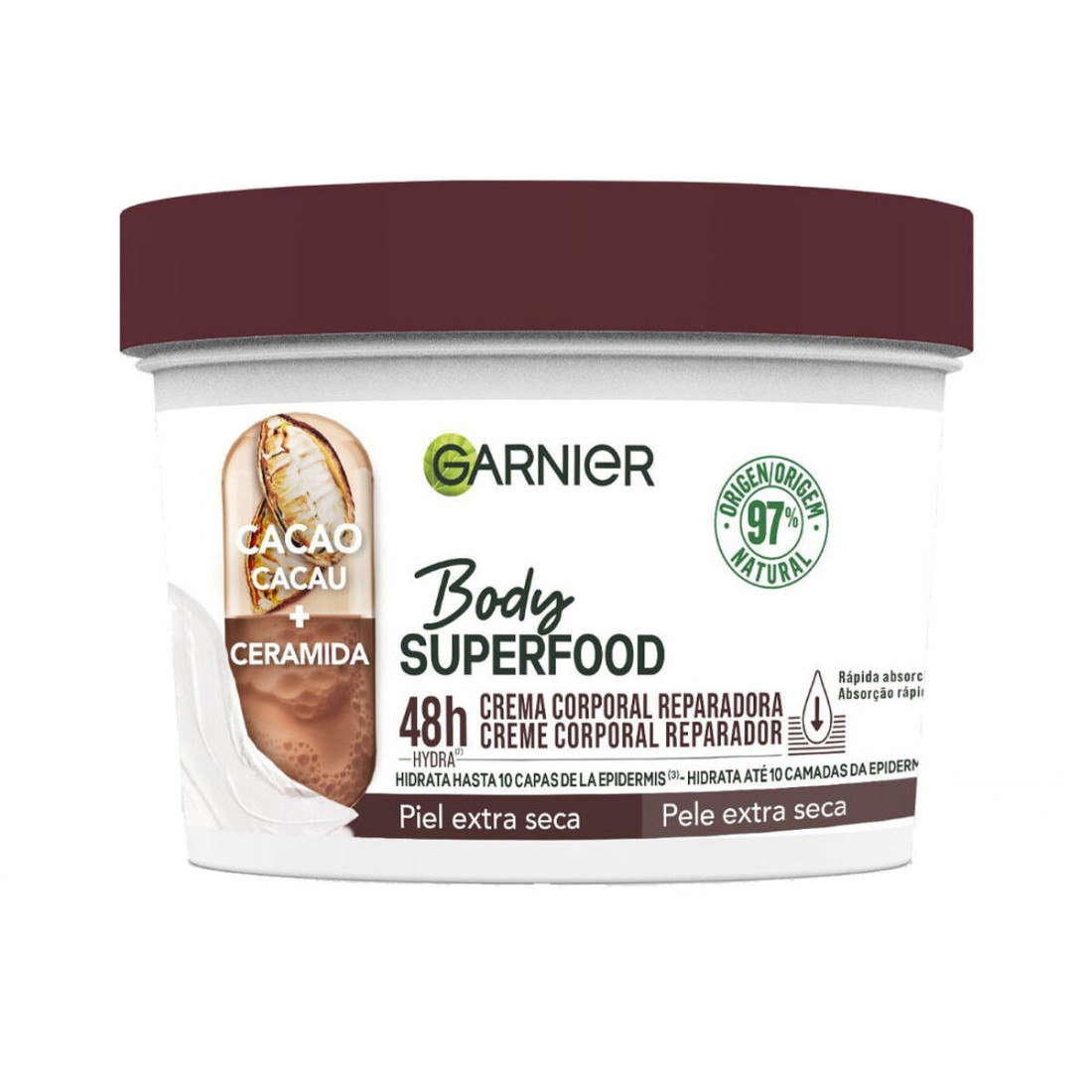 Drėkinantis atkuriantis kūno kremas Garnier Body Superfood (380 ml)