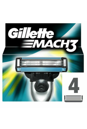 Skutimosi skustuvas Gillette Mach 3 (4 vnt.)