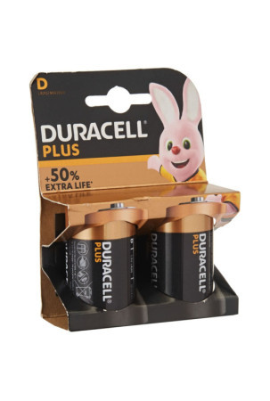 Šarminės baterijos LR20 DURACELL Plus Power D