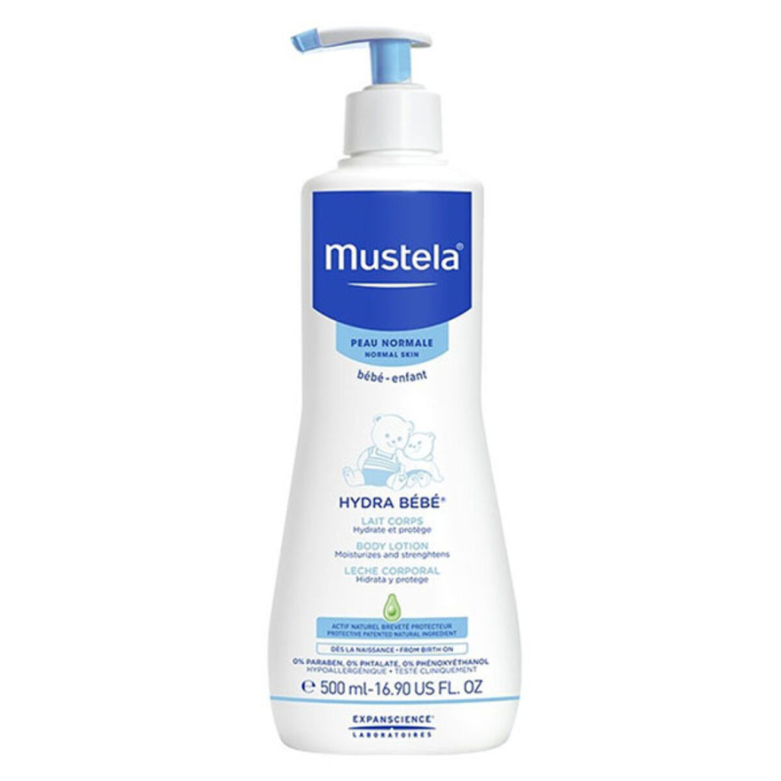 Kūno losjonas Mustela Hydra Bebé (500 ml)