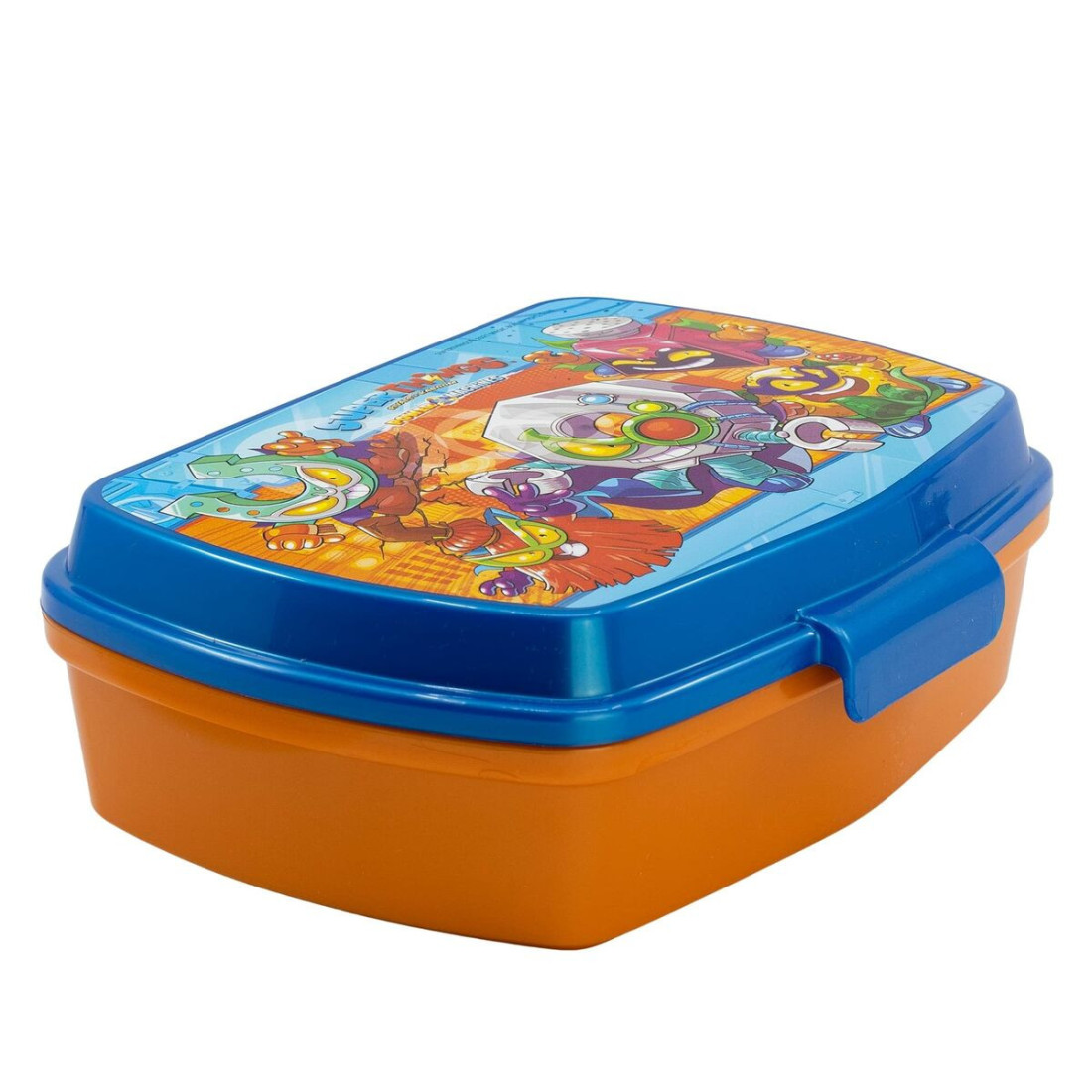 Sumuštinių dėžutė SuperThings Kazoom kids Mėlyna Oranžinė Plastmasinis (17 x 5.6 x 13.3 cm)