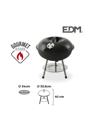 Barbekiu EDM Juoda