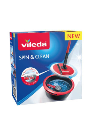 Mop with Bucket Vileda Spin & Clean Besisukantis polipropileno