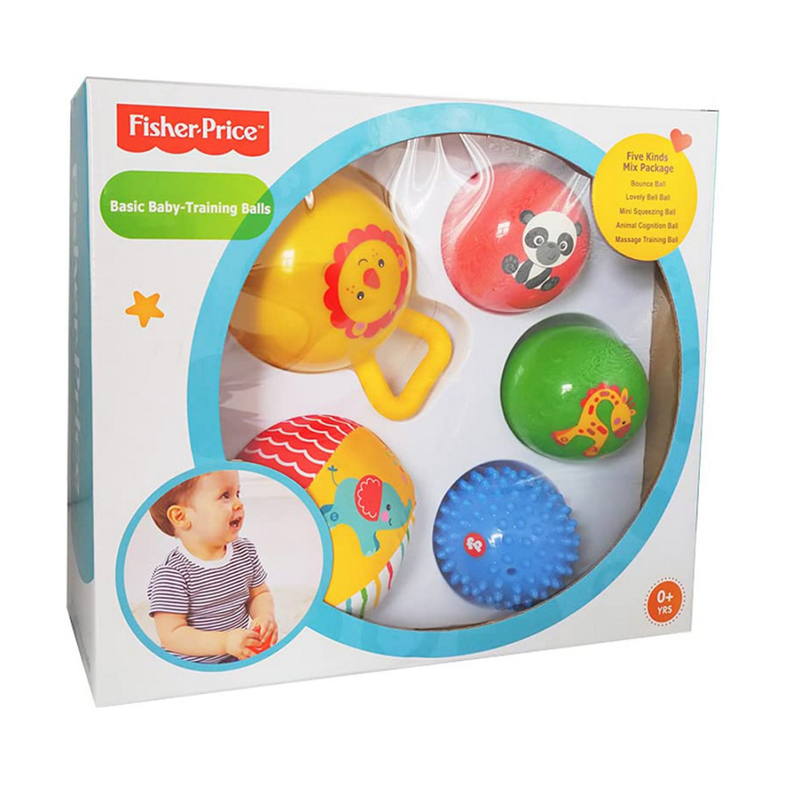 Kamuoliai Fisher Price gyvūnai