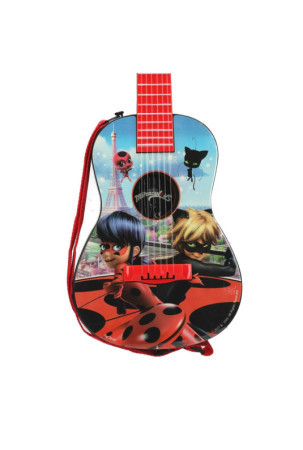 Kūdikių gitara Lady Bug 2682 Raudona