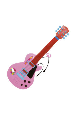 Kūdikių gitara Hello Kitty Elektronika Mikrofonas Rožinė