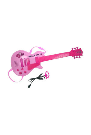 Kūdikių gitara Hello Kitty Elektronika Mikrofonas Rožinė