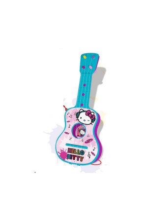 Kūdikių gitara Hello Kitty 4 Virvės Mėlyna Rožinė