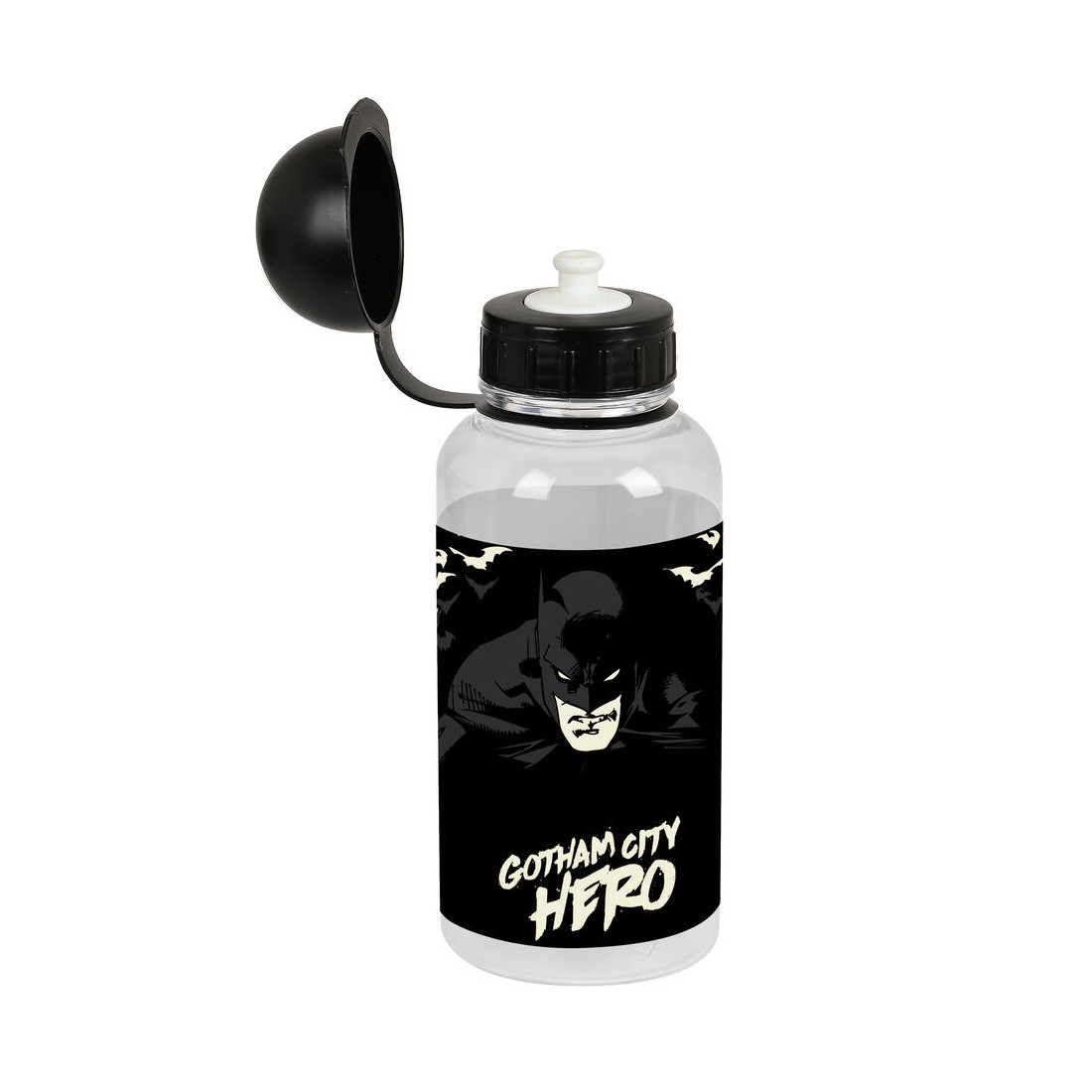 Vandens butelis Batman Hero Juoda PVC (500 ml)