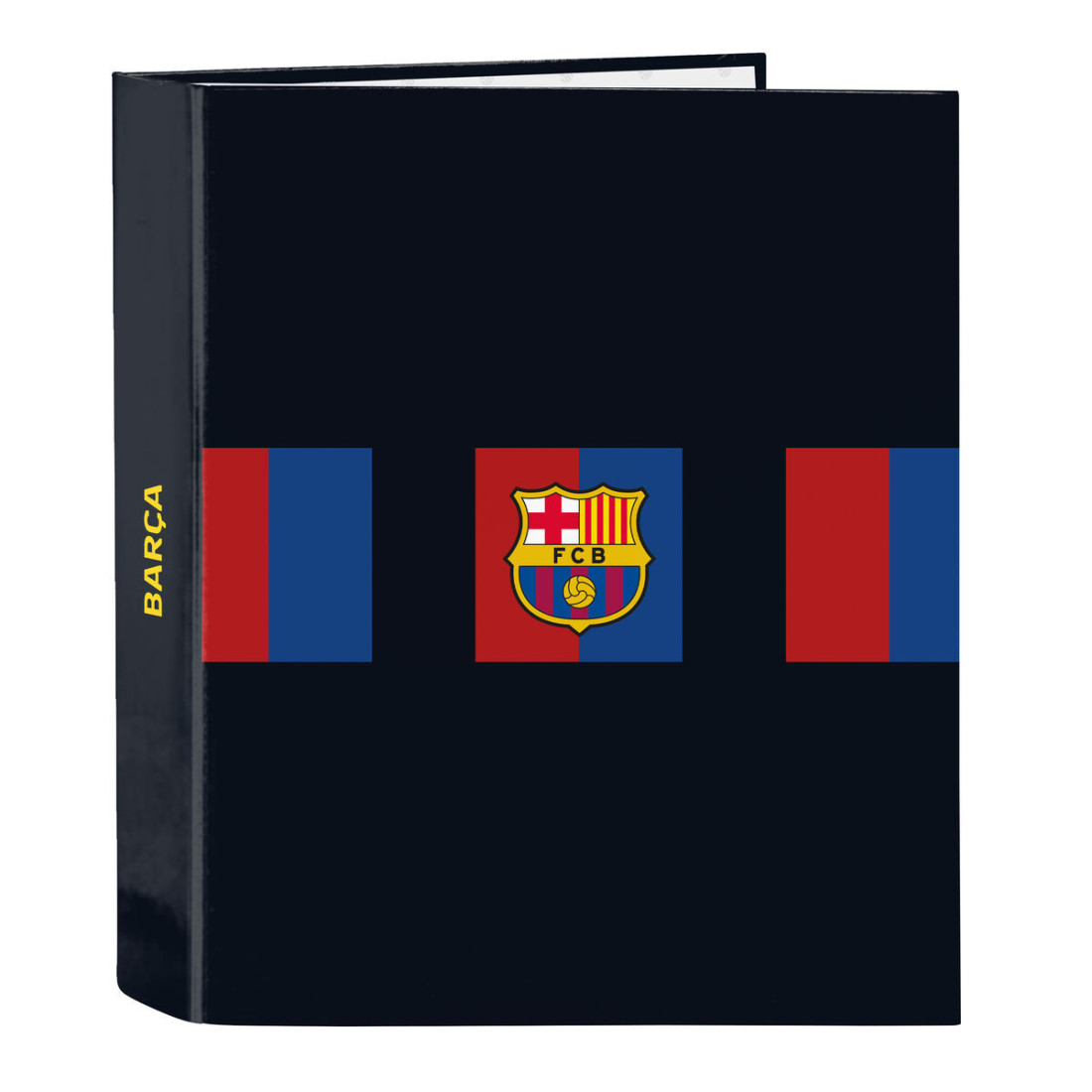 Žiedinis segtuvas F.C. Barcelona Kaštoninė Tamsiai mėlyna A4 (27 x 33 x 6 cm)