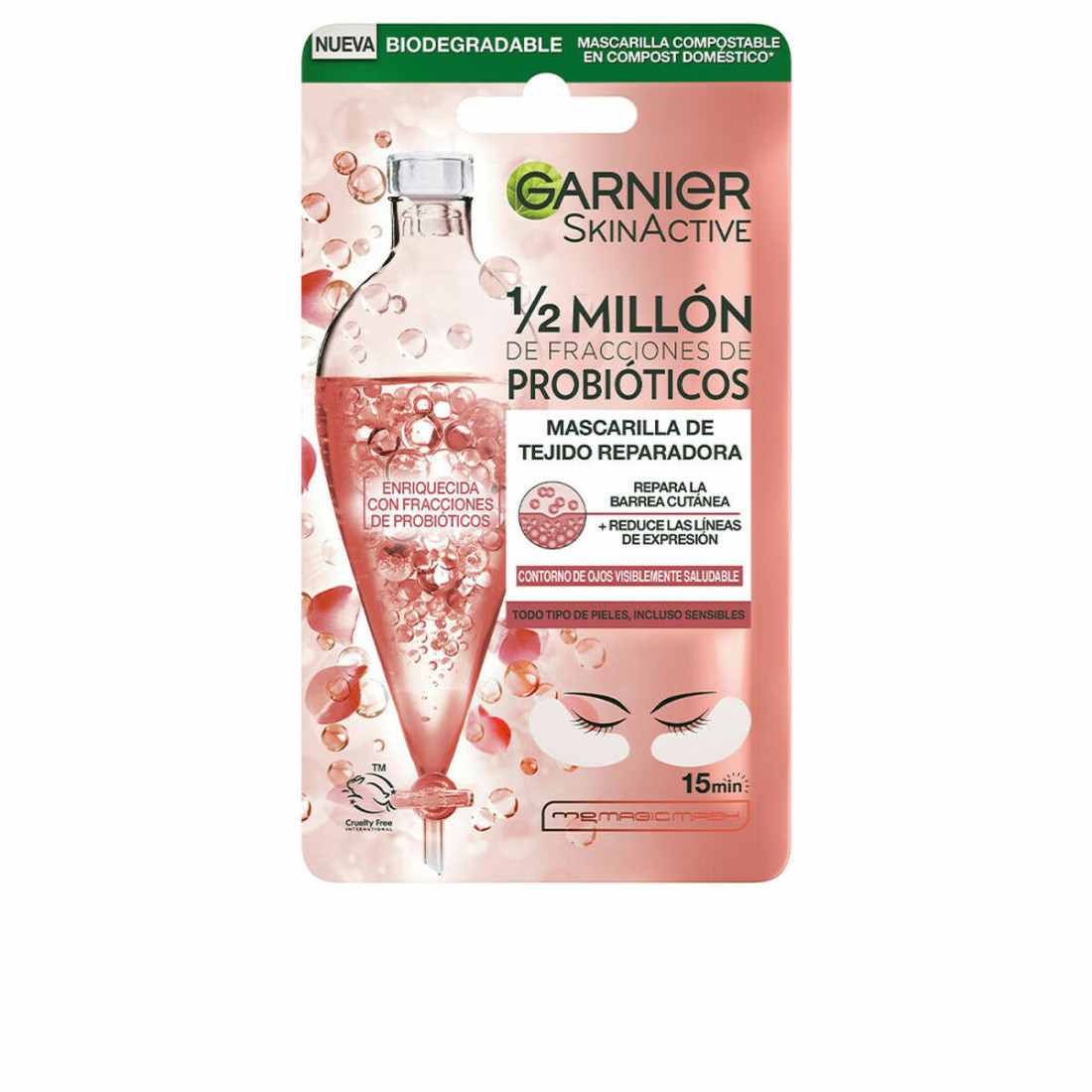 Taisomoji kaukė Garnier SkinActive Probiotikai (2 vnt.)